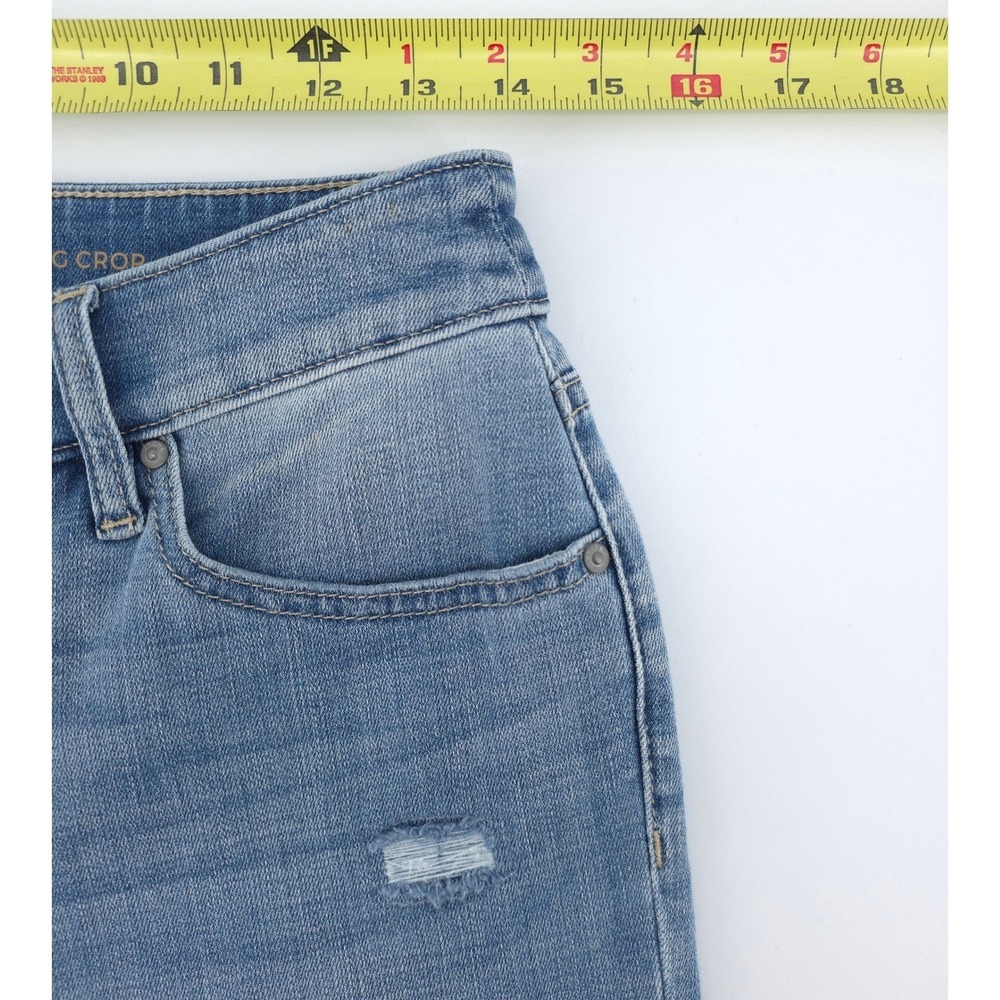 Chico's Women Jeans So Slimming Girlfriend Slim Leg Crop 00 (US‎ 2) Blue - Picture 8 of 10